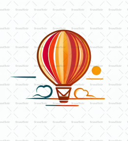 Reisender Heißluftballon